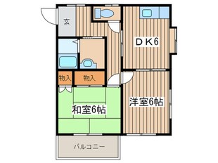 タカイチハイツＡの物件間取画像